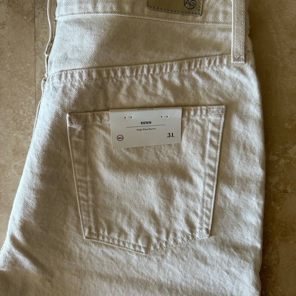 Ag Adriano Goldschmied Women’s Cream Jeans